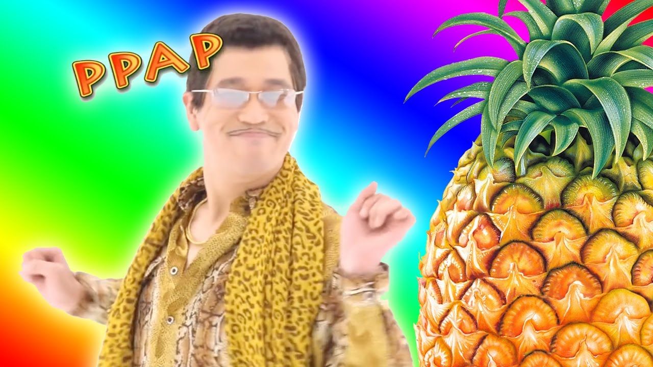 pikotaro with his song pen pineapple apple pen