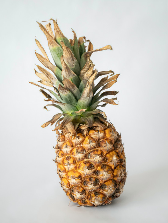 an overripe pineapple