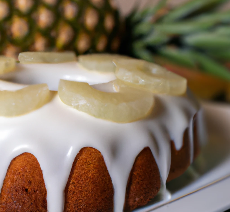 Pineapple Pound Cake