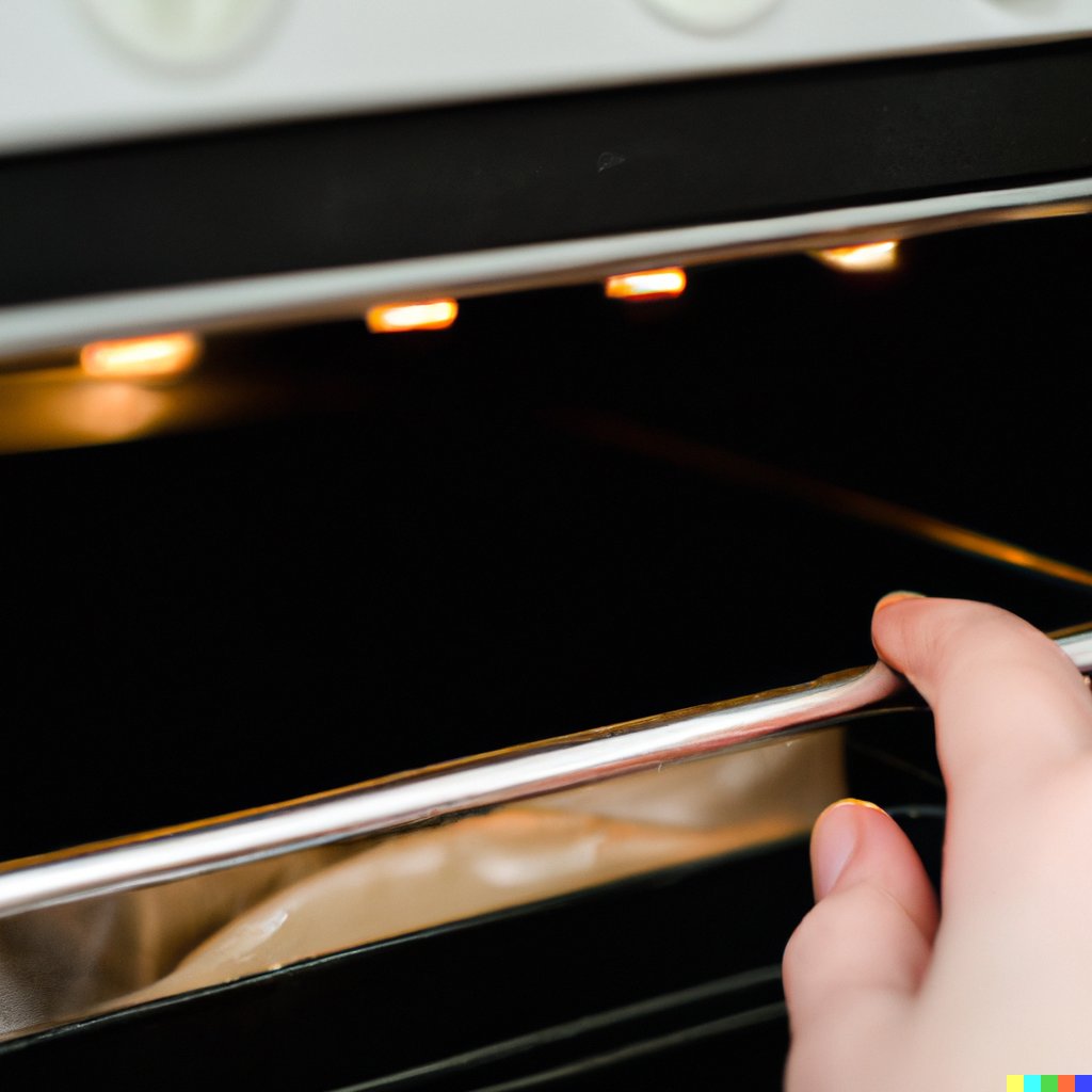 preheating oven for baking