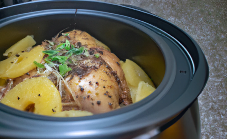 slow cooker pineapple chicken recipe